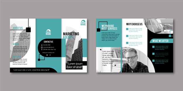 Detail Tri Fold Brochure Design Template Nomer 13