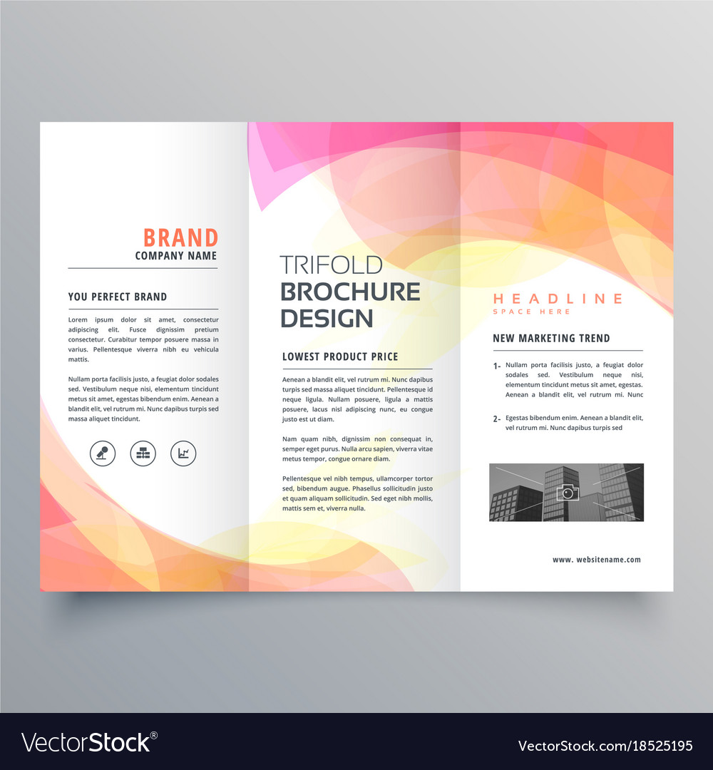 Detail Tri Fold Brochure Design Template Nomer 8