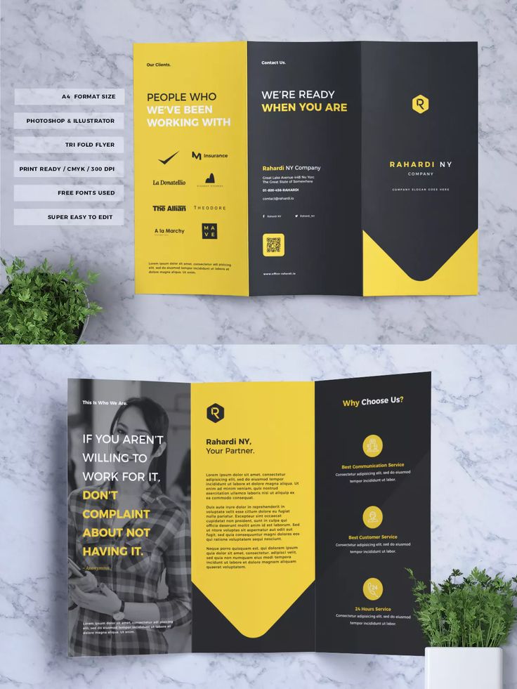 Detail Tri Fold Brochure Psd Template Free Download Nomer 27