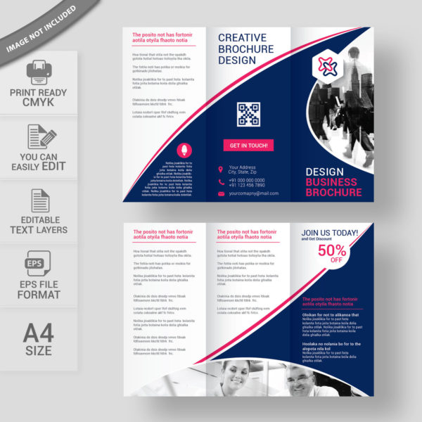 Detail Tri Fold Template Free Download Nomer 13