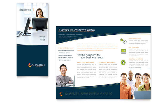 Detail Tri Fold Template Free Download Nomer 19