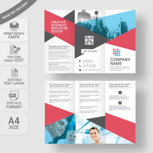 Detail Tri Fold Template Free Download Nomer 21