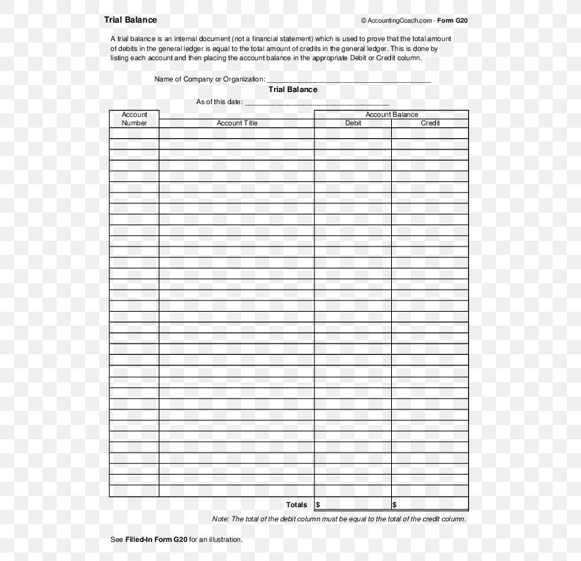 Detail Trial Balance Excel Template Nomer 25