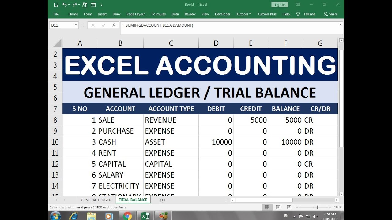 Detail Trial Balance Excel Template Nomer 32