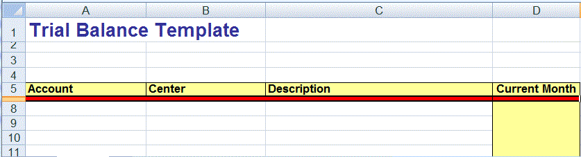 Detail Trial Balance Excel Template Nomer 43