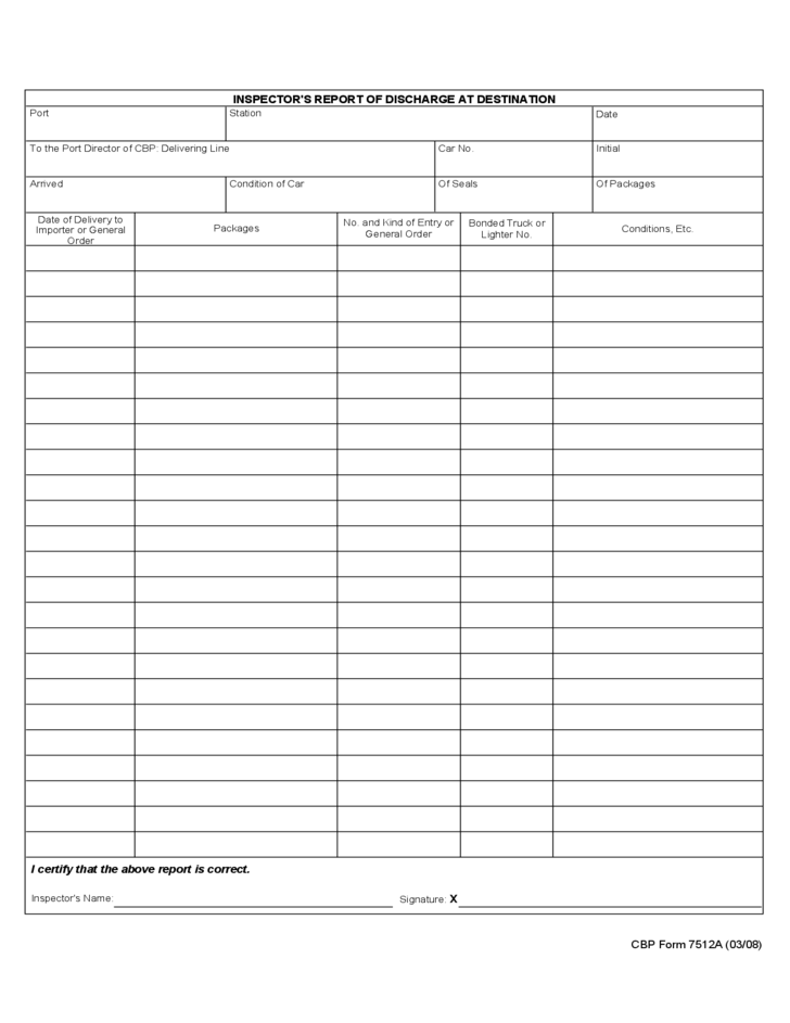 Detail Truck Manifest Template Nomer 18