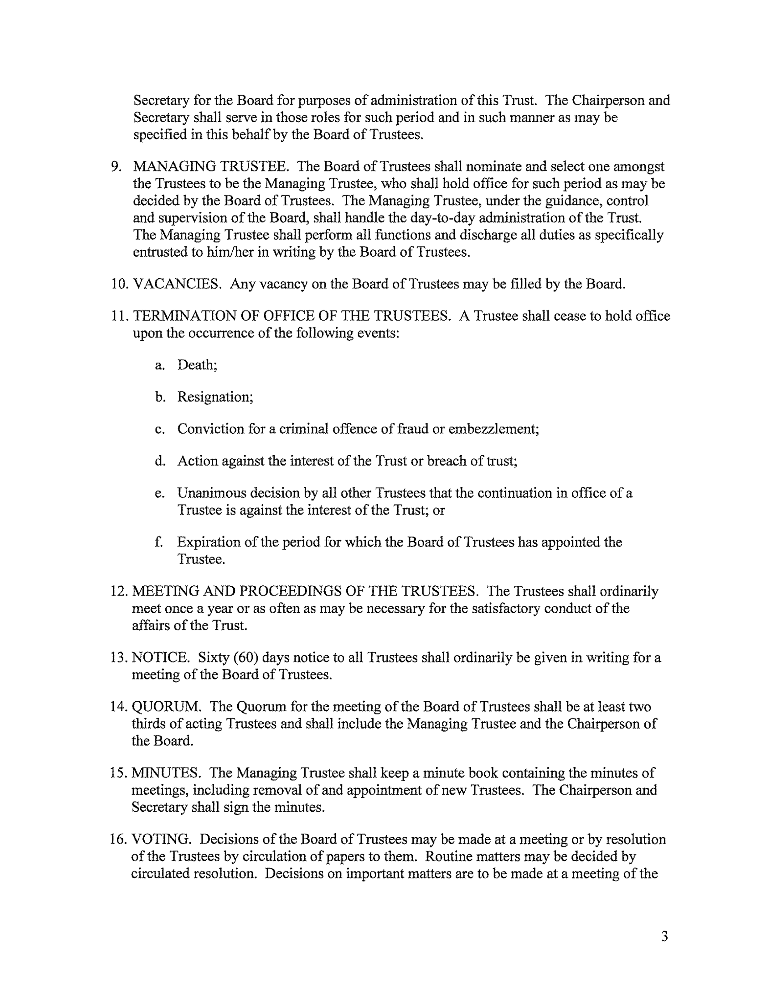 Detail Trustee Resolution Template Nomer 14
