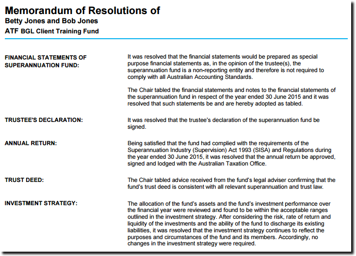 Detail Trustee Resolution Template Nomer 5