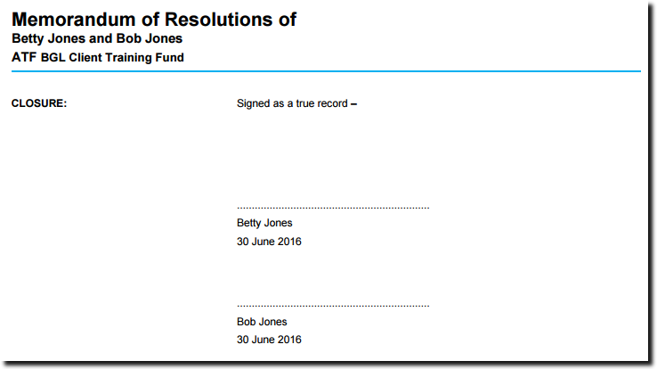 Detail Trustee Resolution Template Nomer 7