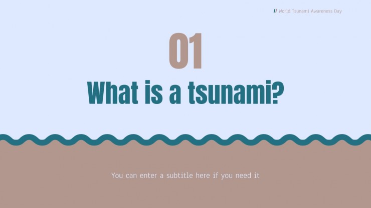 Detail Tsunami Powerpoint Template Nomer 15