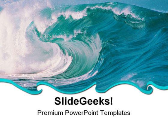 Detail Tsunami Powerpoint Template Nomer 18