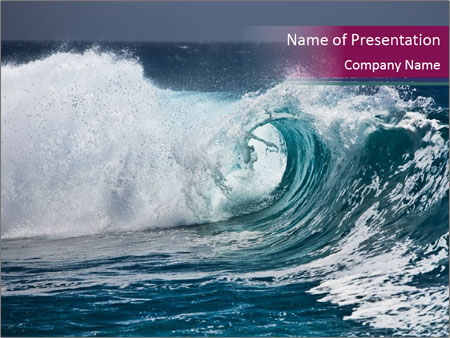 Detail Tsunami Powerpoint Template Nomer 24