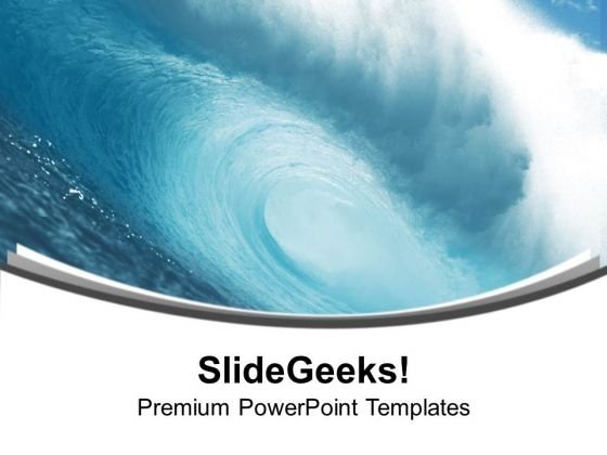 Detail Tsunami Powerpoint Template Nomer 29