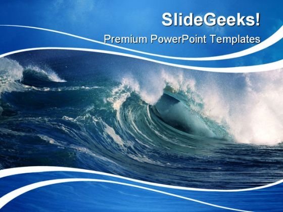 Detail Tsunami Powerpoint Template Nomer 38