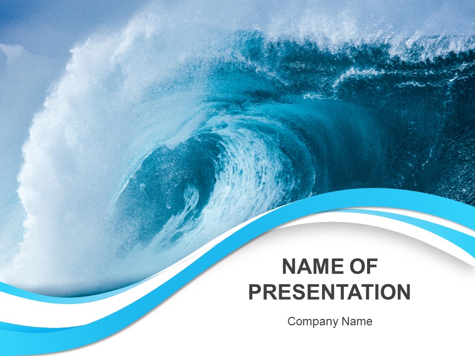 Detail Tsunami Powerpoint Template Nomer 44