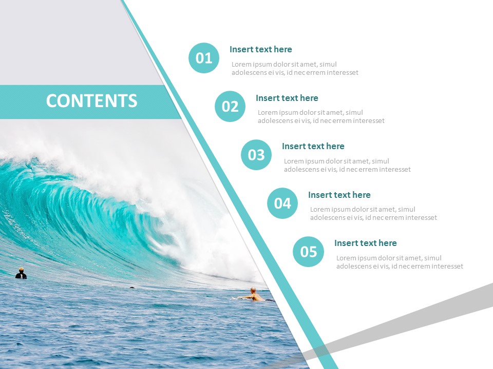 Detail Tsunami Powerpoint Template Nomer 48