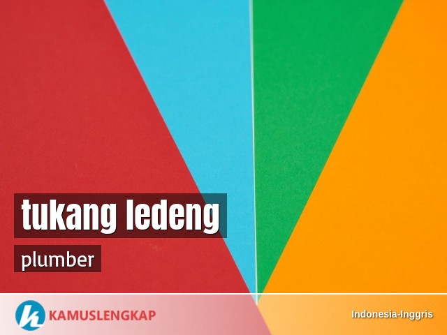 Tukang Ledeng Bahasa Inggris - KibrisPDR