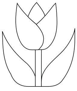 Detail Tulip Template To Print Nomer 11