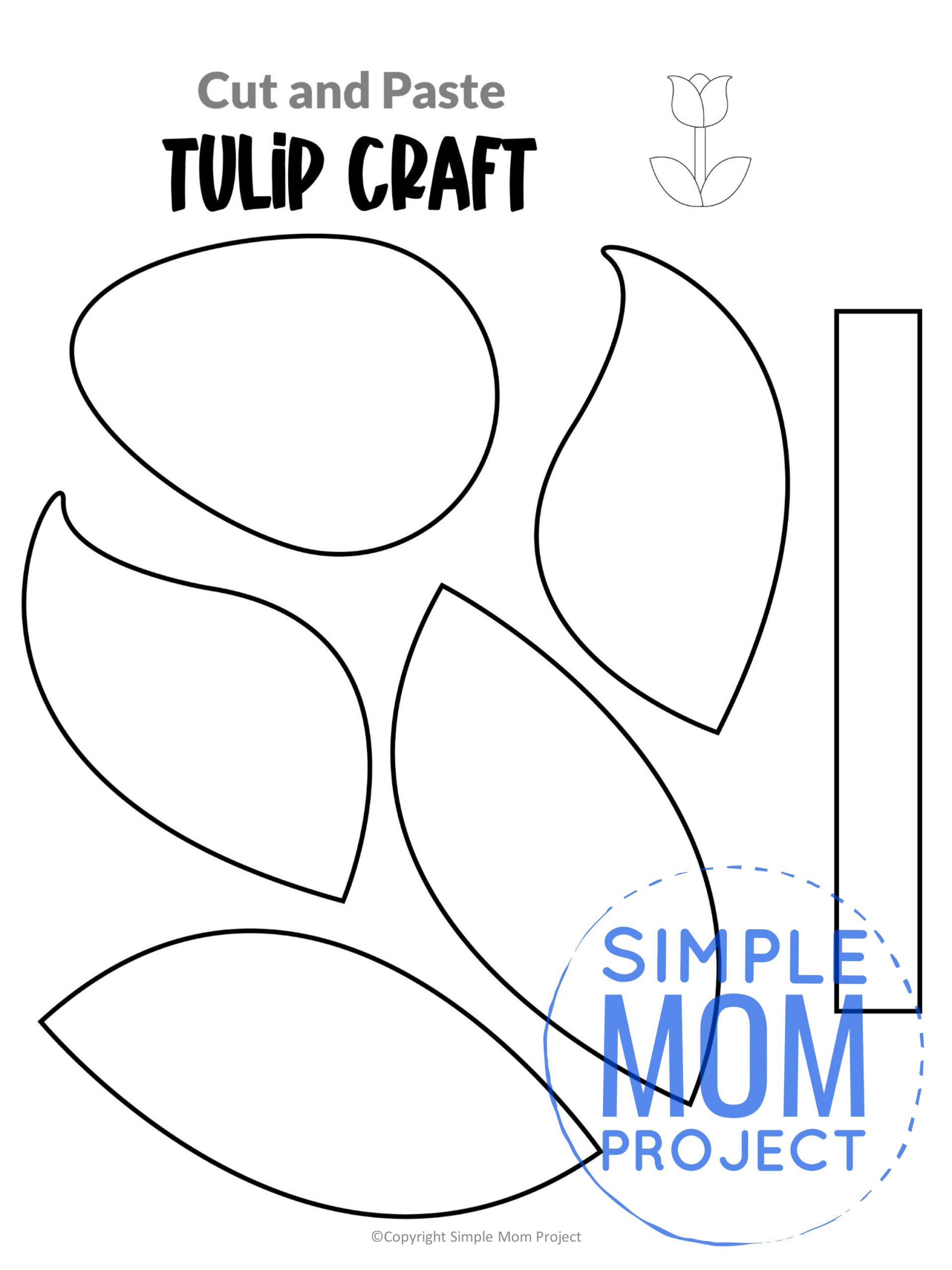 Detail Tulip Template To Print Nomer 13