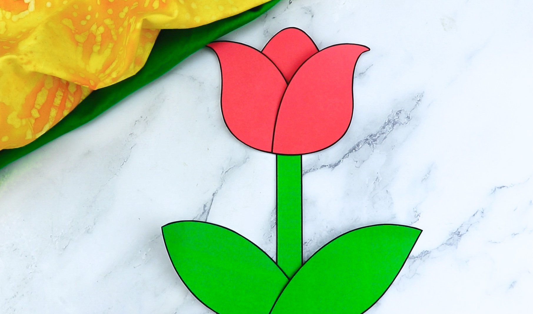 Detail Tulip Template To Print Nomer 17