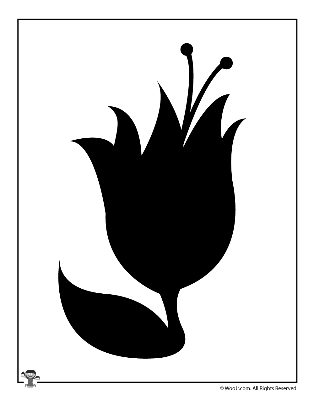 Detail Tulip Template To Print Nomer 28