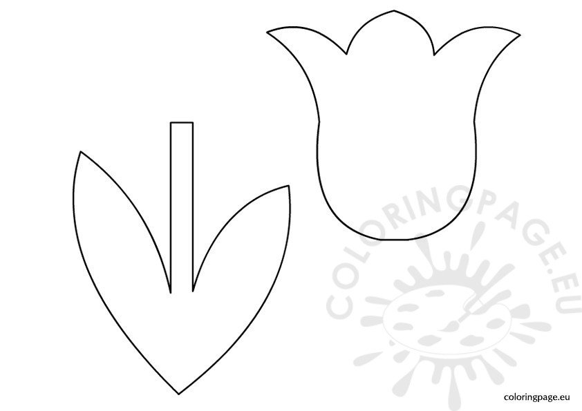 Detail Tulip Template To Print Nomer 32