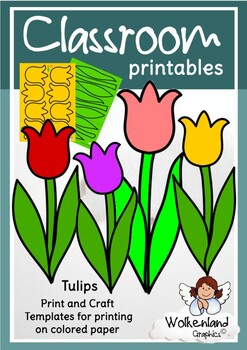 Detail Tulip Template To Print Nomer 40