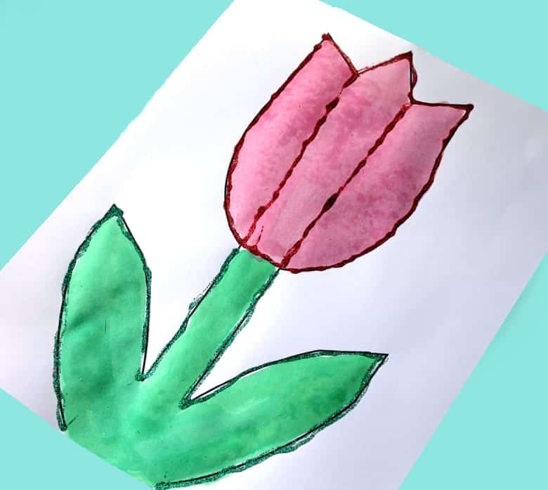 Detail Tulip Template To Print Nomer 41