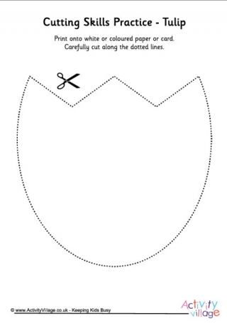 Detail Tulip Template To Print Nomer 45