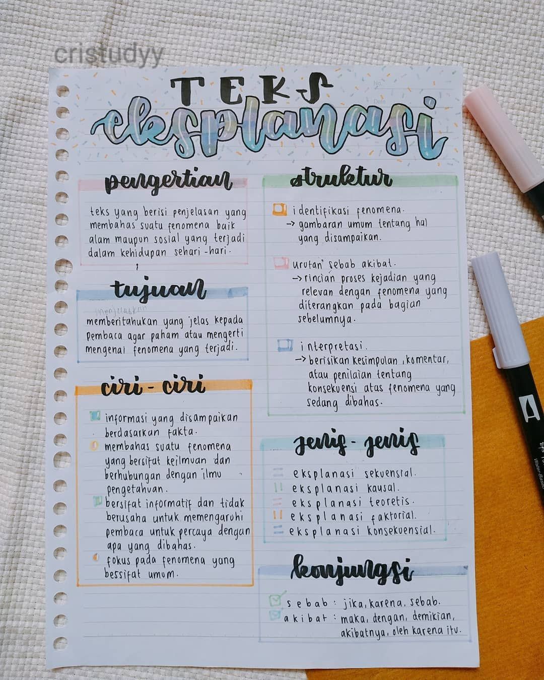 Detail Tulisan Aesthetic Di Buku Nomer 22