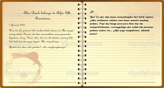 Detail Tulisan Buku Diary Nomer 16