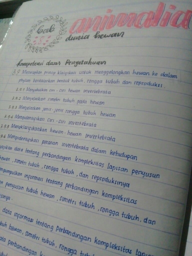 Detail Tulisan Di Buku Nomer 13