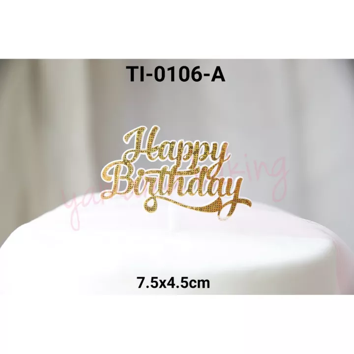 Detail Tulisan Happy Birthday Untuk Kue Nomer 18