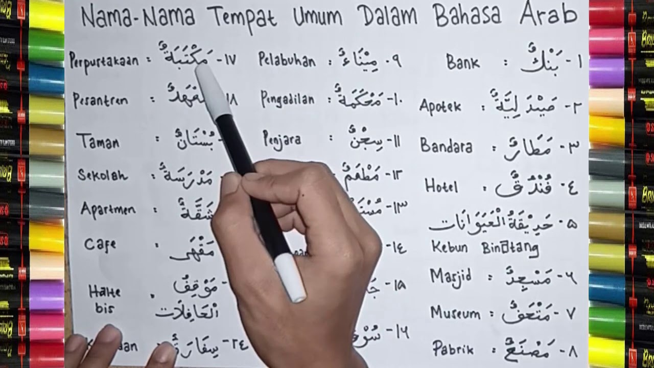 Detail Tulisan Nama Bahasa Arab Nomer 11