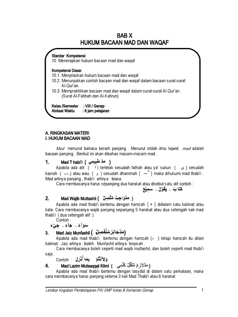 Detail Tuliskan 10 Contoh Mad Shilah Thawilah Nomer 44