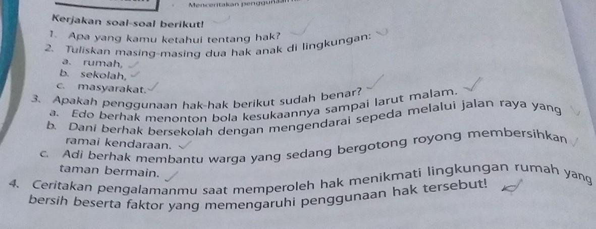 Detail Tuliskan Dua Hak Anak Di Rumah Nomer 16