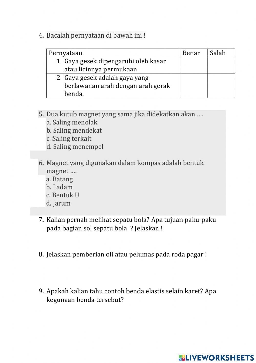 Detail Tuliskan Empat Contoh Bentuk Magnet Nomer 26