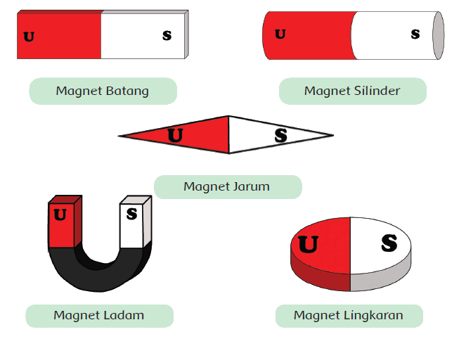 Detail Tuliskan Empat Contoh Bentuk Magnet Nomer 5