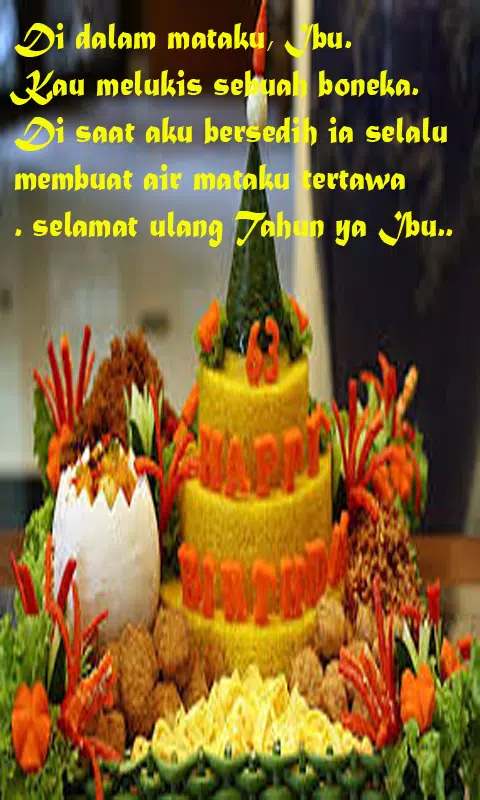 Detail Tumpeng Ucapan Ulang Tahun Nomer 16