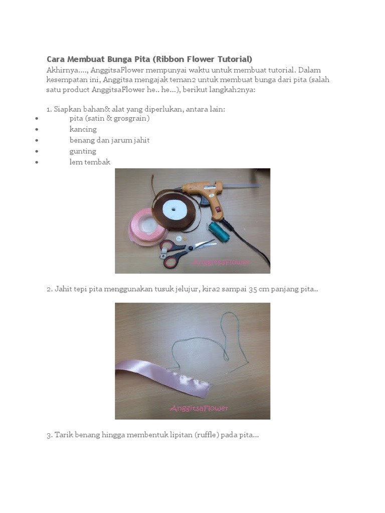 Detail Tutorial Bunga Pita Nomer 38