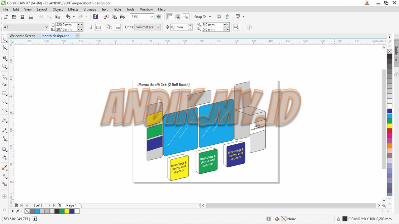 Detail Tutorial Desain Grafis Corel Draw X6 Nomer 10