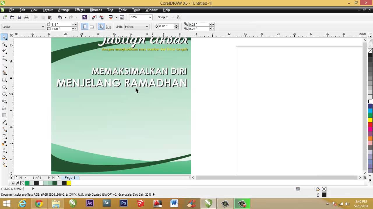 Detail Tutorial Desain Grafis Corel Draw X6 Nomer 12