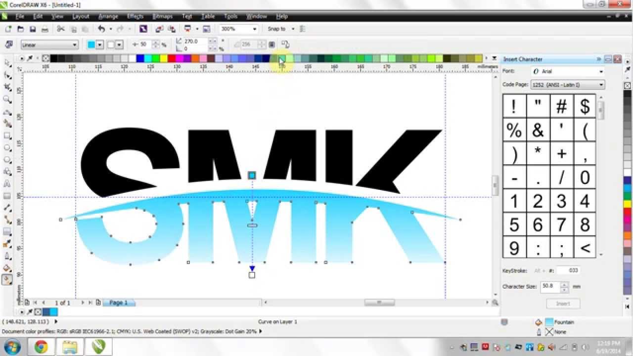 Detail Tutorial Desain Grafis Corel Draw X6 Nomer 14