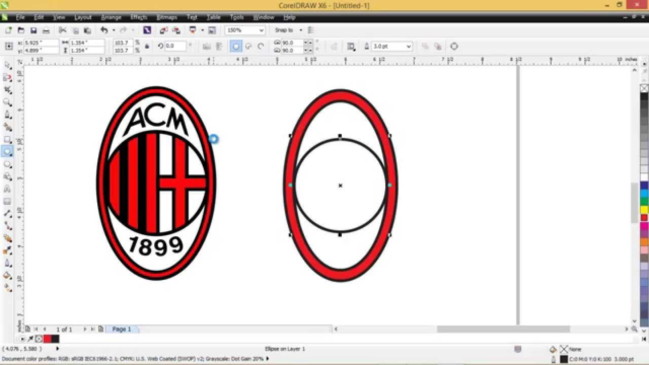 Detail Tutorial Desain Grafis Corel Draw X6 Nomer 5