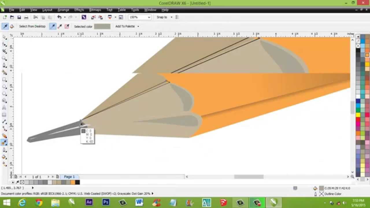 Detail Tutorial Desain Grafis Corel Draw X6 Nomer 9