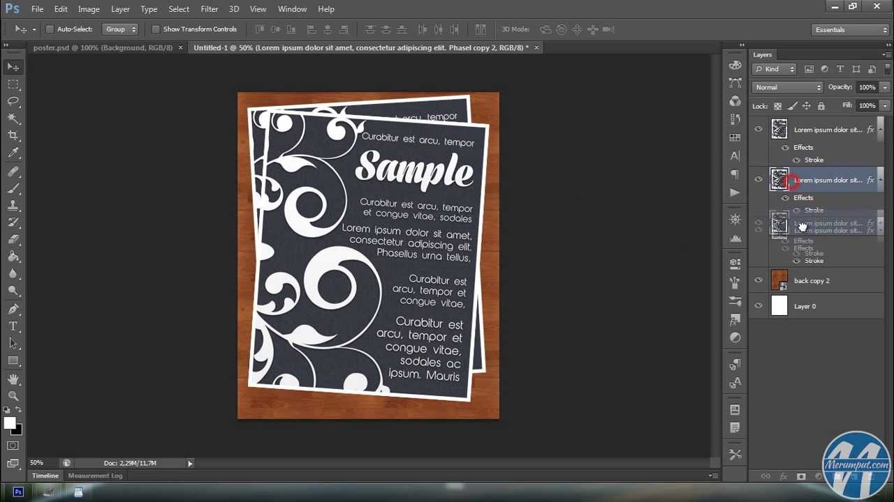 Detail Tutorial Desain Poster Nomer 8