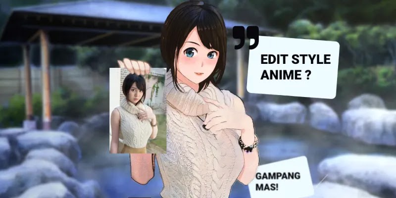 Detail Tutorial Edit Foto Jadi Anime Nomer 35