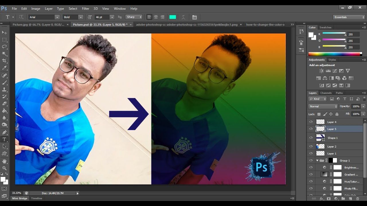 Detail Tutorial Edit Foto Photoshop Cs6 Nomer 4