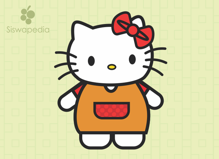 Detail Tutorial Gambar Hello Kitty Nomer 12