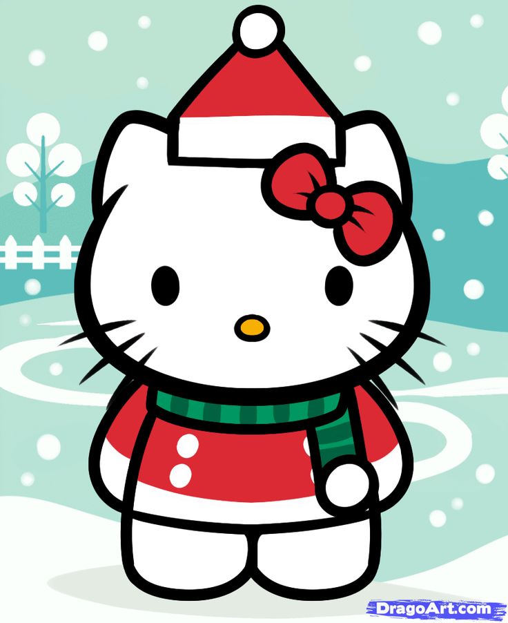 Detail Tutorial Gambar Hello Kitty Nomer 29